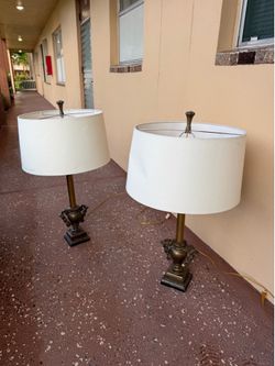 Table lamp , Vintage Stiffel Brass