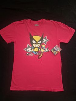TOKIDOKI x MARVEL — HUNGRY WOLVERINE T-SHIRT — SIZE SMALL — NEW WITH TAGS