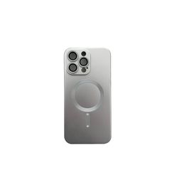 NOVUS  iPhone 15 Pro Silver Case-Premium Shock Proof-Drop Protection-Slim Fit-Mag Safe Compatible