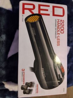 RED  Handle-Less Ceramic Detangler blowdryer