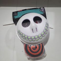 Nightmare Before Christmas Barrel Costume Mask Set