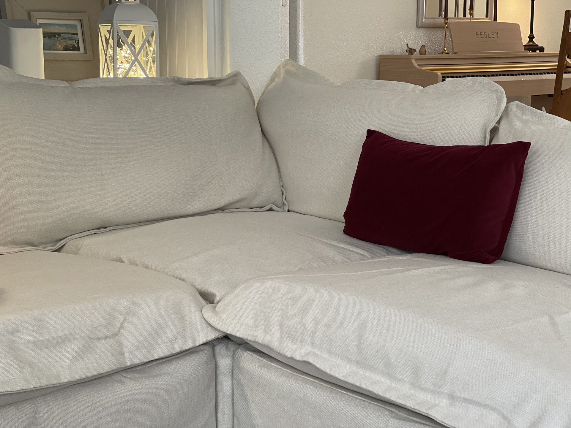 Beautiful Anabei Sectional Couch For Sale Never Used