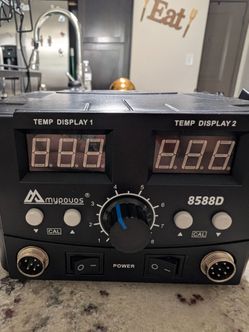 Amypouos 8588D 2-in-1 Soldering & Hot Air Station Bundle