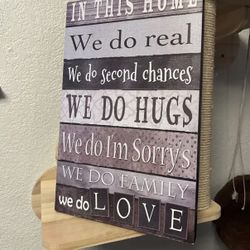 In This Home Wall Art
