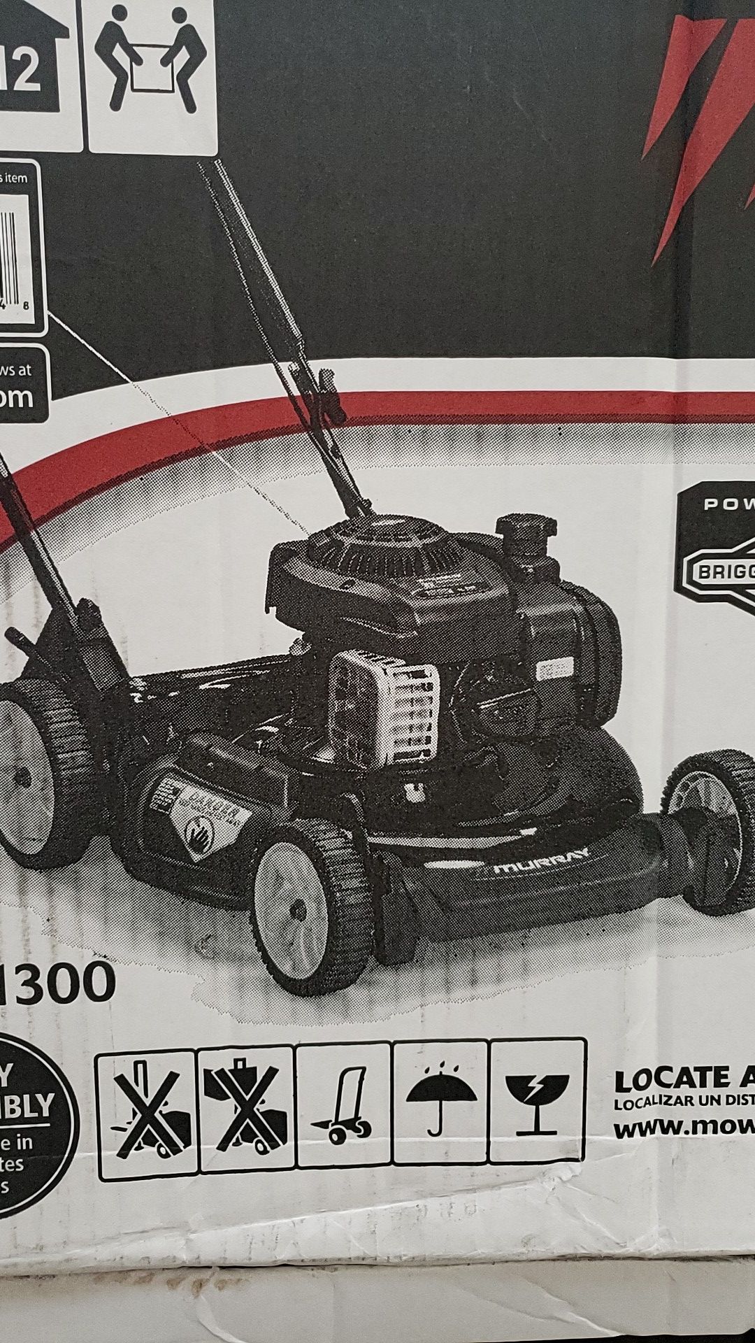 MURRAY 21" 2-n-1 Low Wheel Push Mower