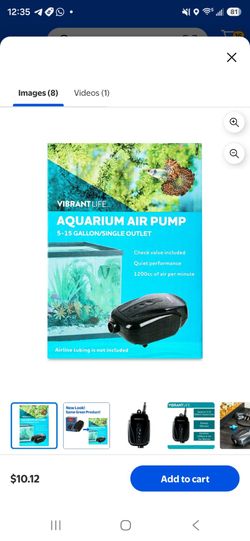 Aquarium air pump