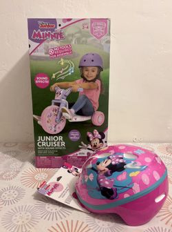 Disney Minnie Mouse Junior Cruiser with Helmet