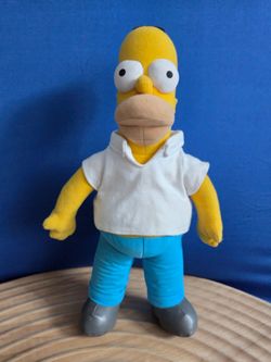 Vintage 2013 THE SIMPSONS Homer Simpson 16" Plush