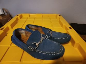 Mens blue alfani loafers