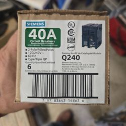 Siemens 2p/40a Breaker 