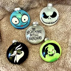 The Nightmare Before Christmas Ornament Set
