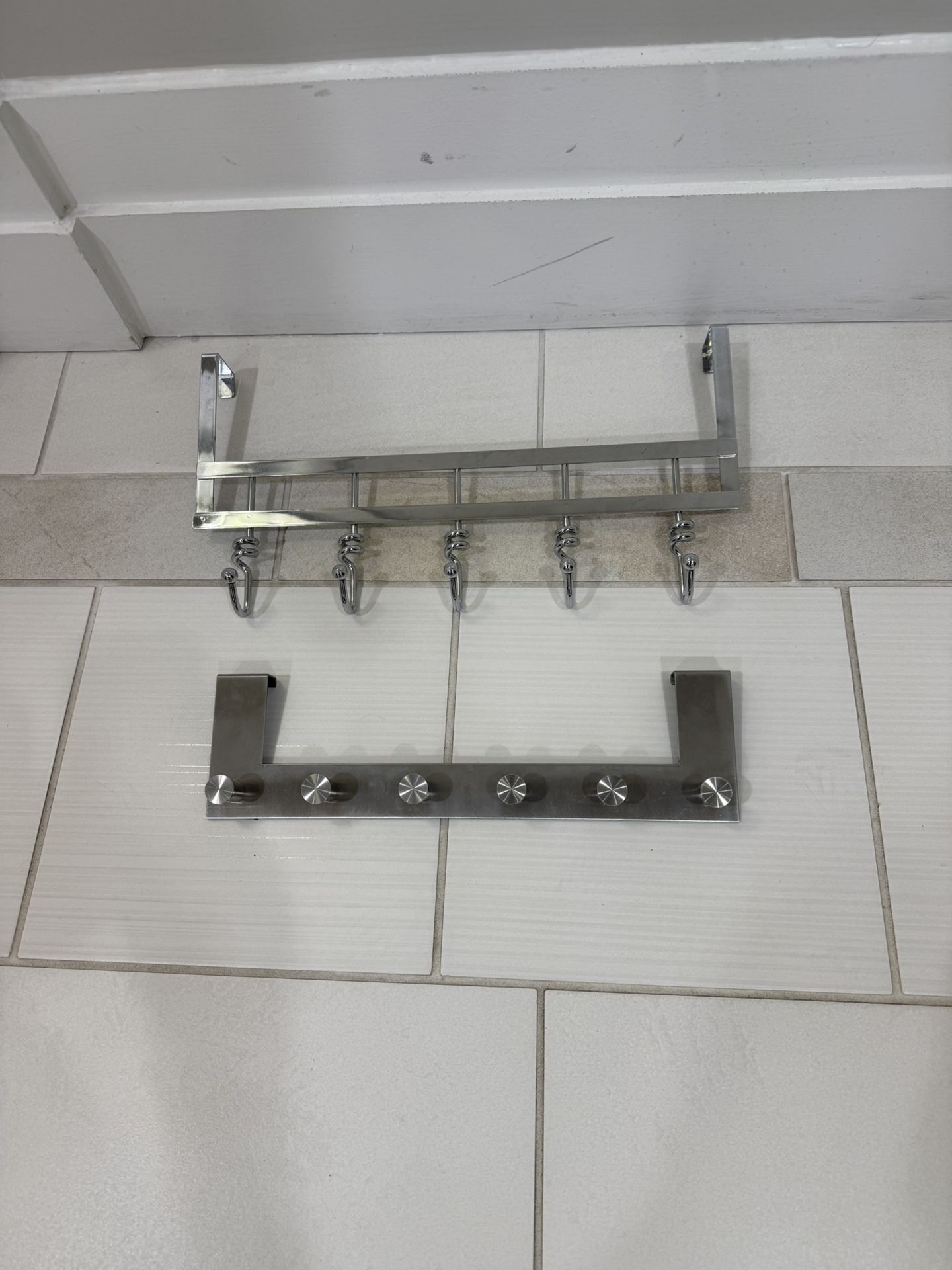 IKEA Over Door Hook 5 Coat and 4 Coat hanger