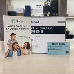 Sigma 24-70mm F2.8 II Lens For Sony E (Located In Downey, CA)