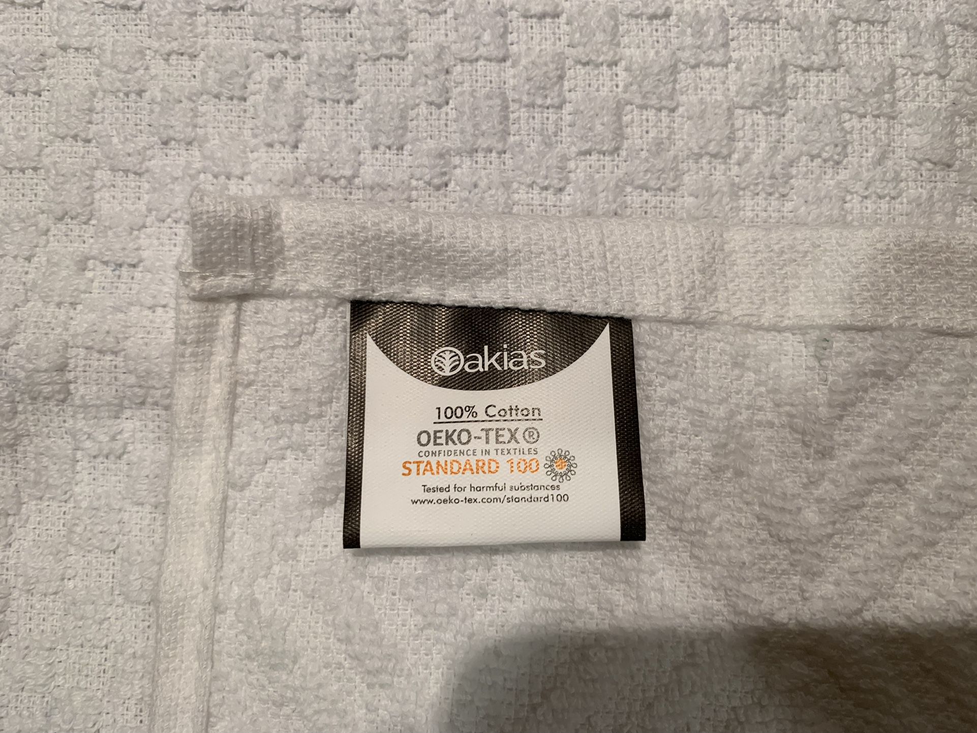 Oeko-Tex Standard 100 100% Cotton Hand Towel