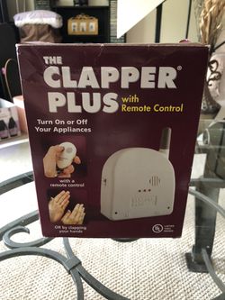 The Clapper Plus with Remote Control-“Clap On-Clap Off”-Never Used