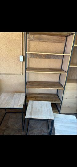 Wooden Shelves $ 3 small table set