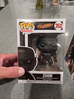 Funko Pop! Vinyl The Flash Zoom #352 Television Theme Vinyl Figure Black. Brand New, Never Opened