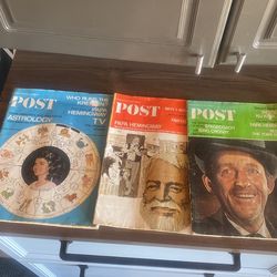 3 Vintage Magazines From 1966 In excellent condition