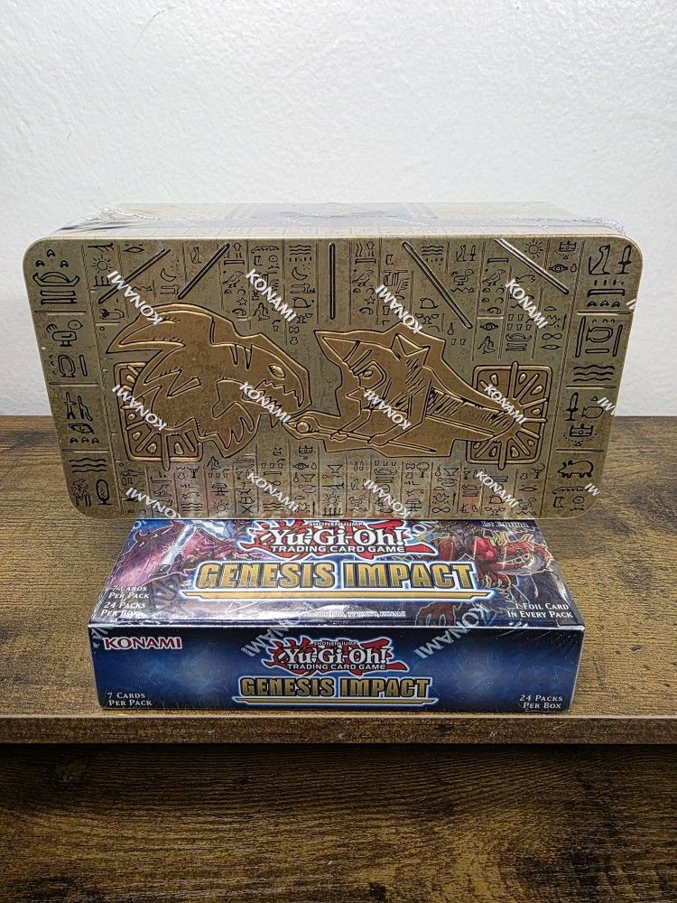 Yugioh Genesis Impact Booster Box & 2021 Mega Tin Sealed