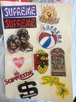 Supreme stickers