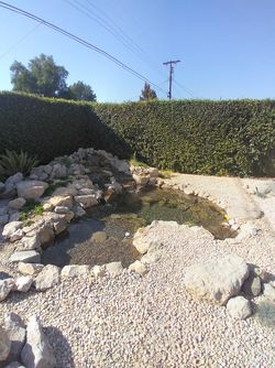 Waterfall spa