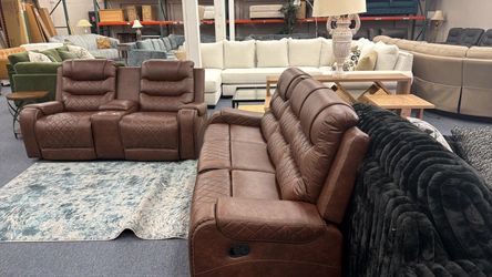 Sofas recliner Set // in Stock)( Disponibles