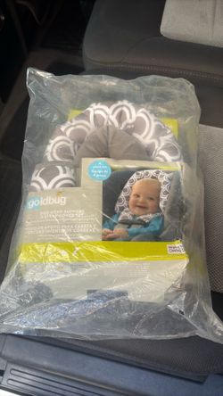 Baby head support & strap. Cover Seat