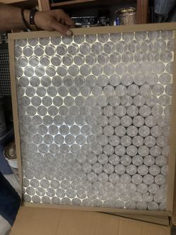 *BOX OF 10* 22/25/1 DAFCO AEROSTAR 10055 FIBERGLASS DISPOSABLE AIR FILTER