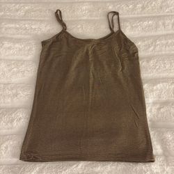 Boutique Elegant Brown Women's Tank Top