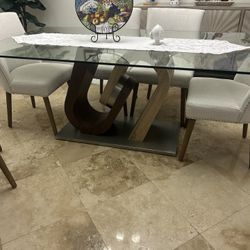 Dinning Room Table For 6 Chairs Brand New