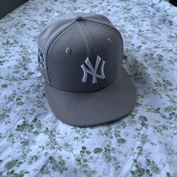 New York Yankees With Baby Blue Under Brim 