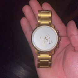 Moment Gold Plated Watch