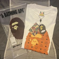 BAPE x MCM Tee