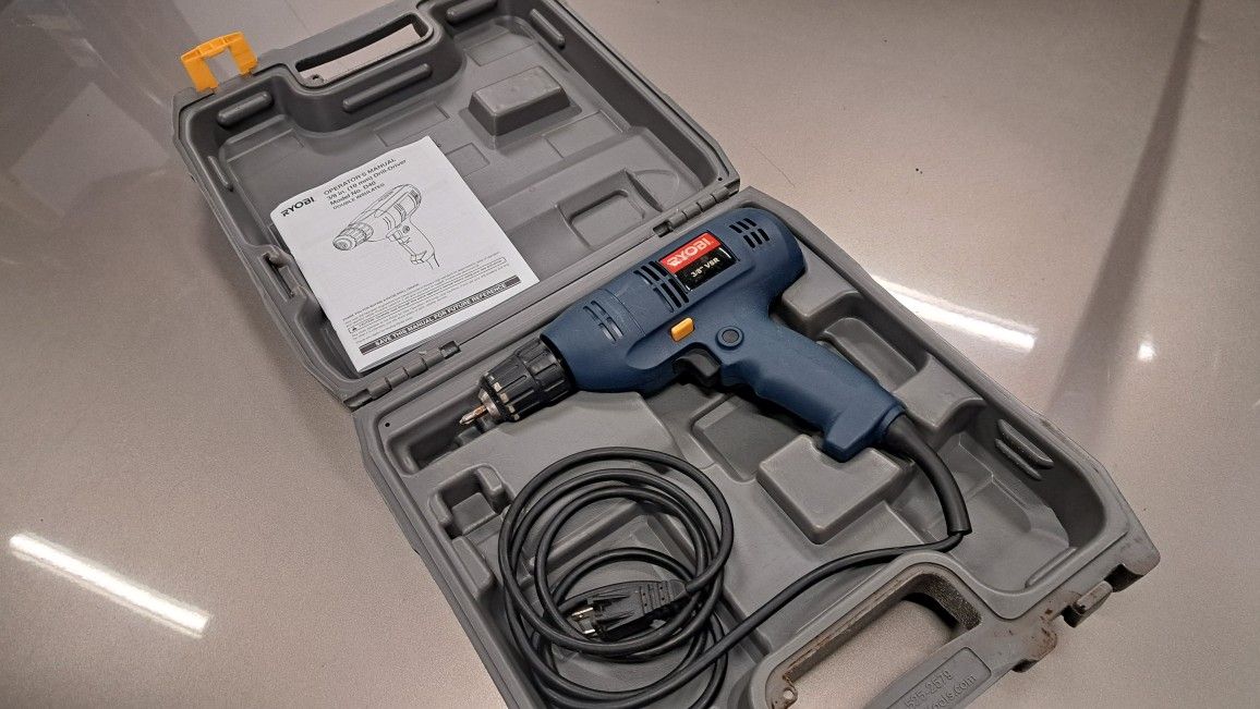 Ryobi Drill + Case