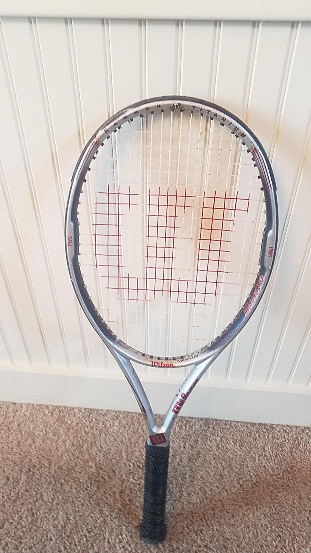 Wilson hammer tennis racket..