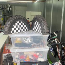 Dirt Bike Tire Shelves