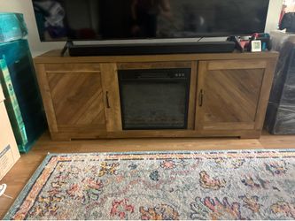 Tv Stand with Fireplace