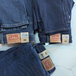 3 Levis 30x30 Brand New Jeans