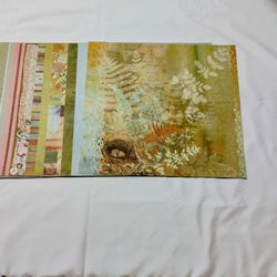 Scrapbook Paper 12x12 ;  65 -110 lb / 175- 300 gsm!