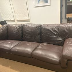 Leather Sofa 
