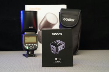 Godox V1Pro N Flash With X3 N Touchscreen TTL Wireless Flash Trigger for Nikon