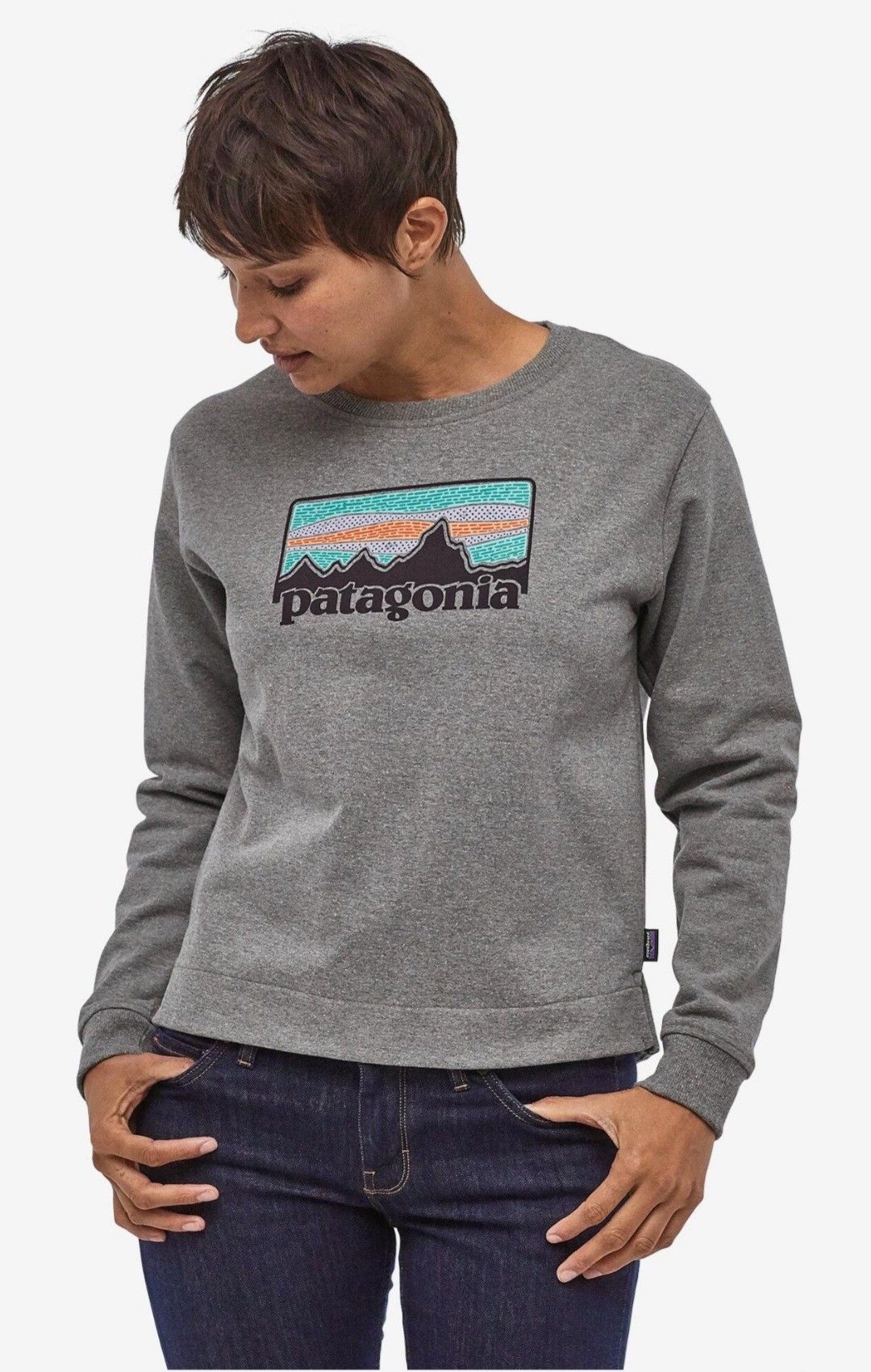 patagonia women's solar rays '73 uprisal crew sweatshirt