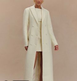 Meshki Cream Full length coat