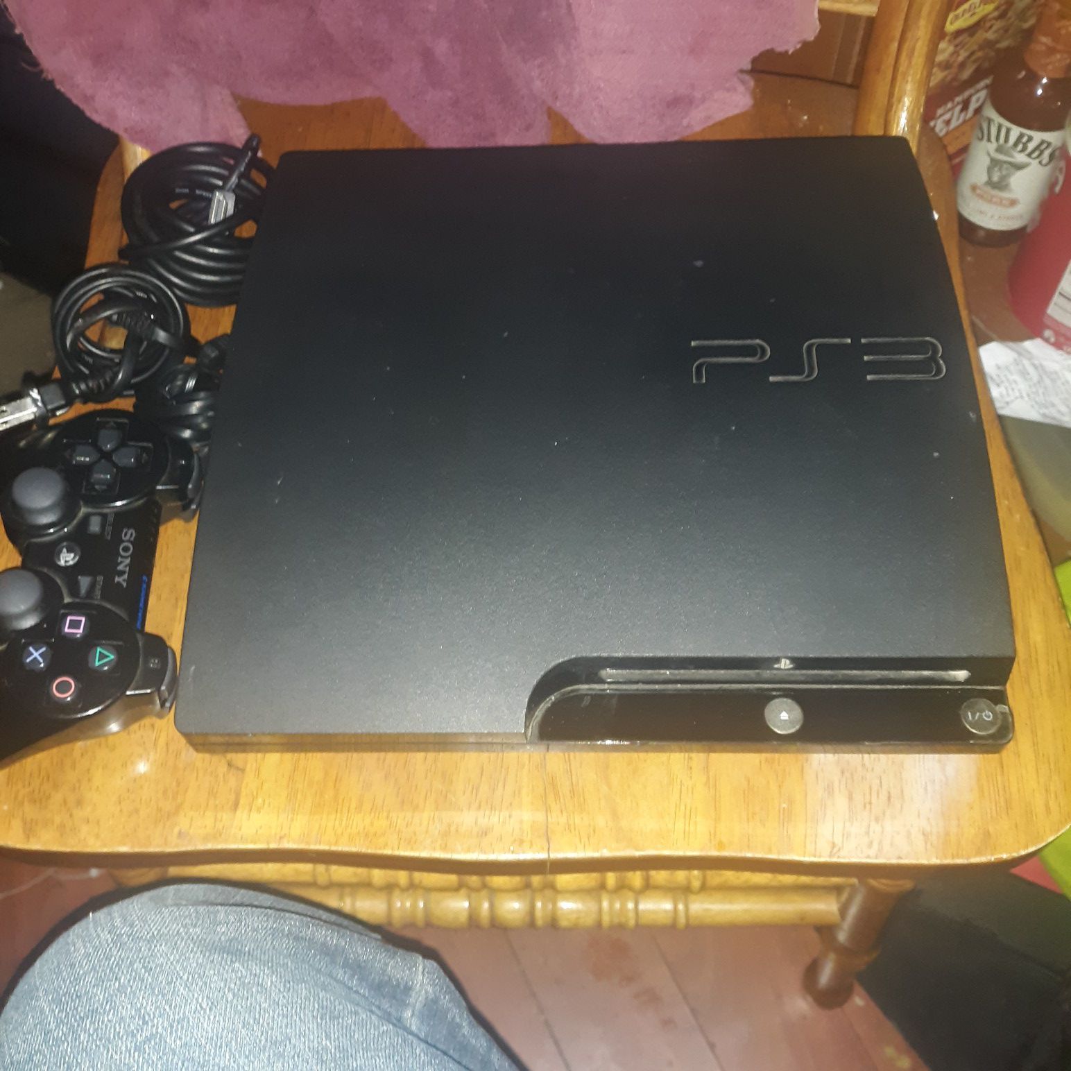 PS3 320gb console and games