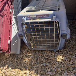Free Rabbit Size Cage With Feeder And Water Bottle And Free Pet Carrier