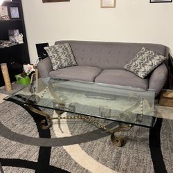 Vintage Glass Table
