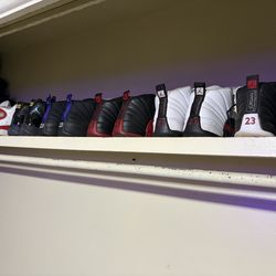 Jordan’s all Size 8.5 Most are like New besides White and Flu game 12’s