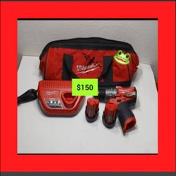 MILWAUKEE hammer drill kit combo charger battery FORGE INVERTER  ADAPTER