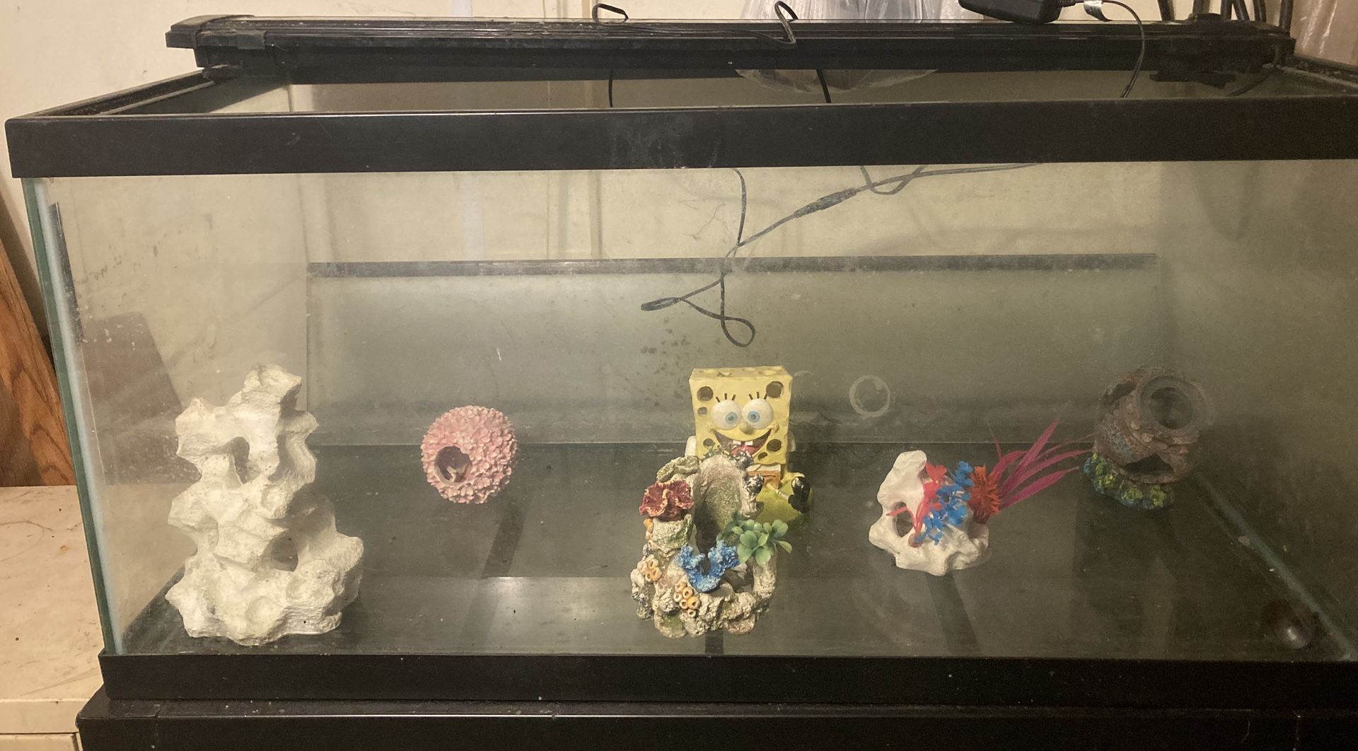Rectangular Fish Tank With Original Stand
