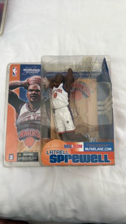 New York Knicks Latrell Sprewell McFarlane series 3 white uniform BRAND NEW IN BOX